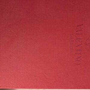 Valentino Garavani Red Embossed Logo Lid